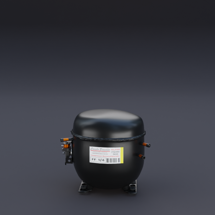 Compressor FF no fundo preto